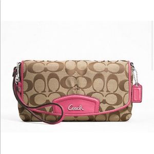 COACH Large Flap Wristlet